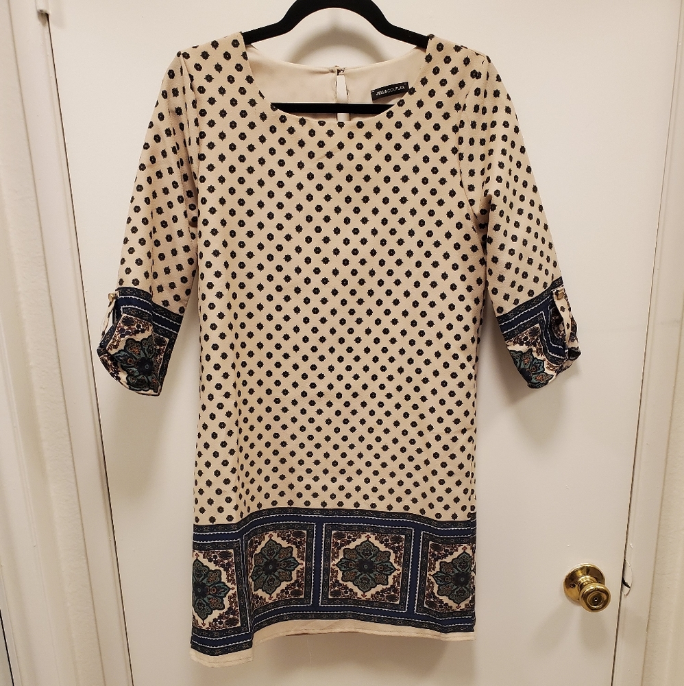 Vici Paisley Shift Mini Dress